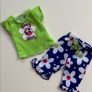 Pjs set that fits American girl doll perfectly